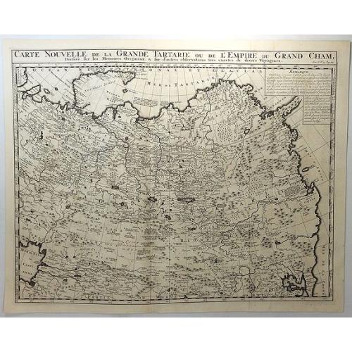 Old map image download for Carte Nouvelle de la Grande Tartarie ou de L'Empire du Grand Cham. . .