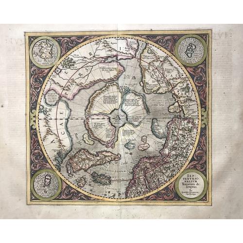 Old map image download for Septentrionalium Terrarum descriptio.