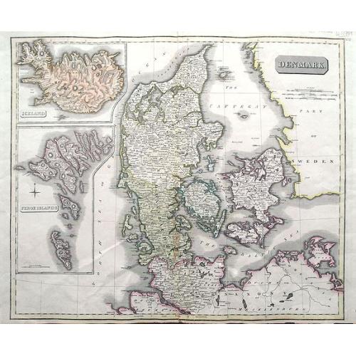 Old map image download for Denmark; Iceland; Feroe Islands.