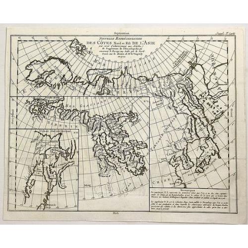 Old map image download for Nouvelle Representation des Cotes Nord et Est de L'Asie. . .