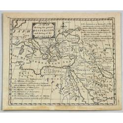 A Map Shewing the General Dispersion and Settling of the Nations.