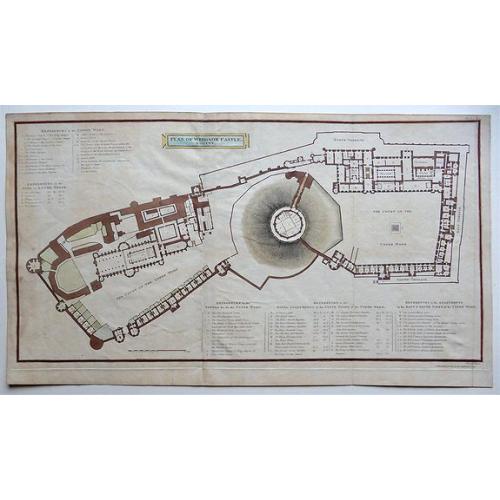 Old map image download for Plan of Windsor Castle MDCCCV.