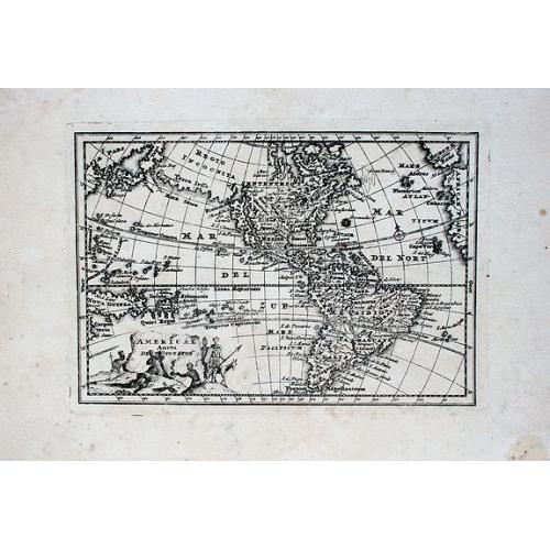 Old map image download for America aucta delineatio.