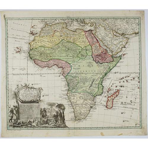 Old map image download for AFRICA Secundum legitimas Projectionis Stereographiae regulas . . Leonis Africani. . .à IOH. MATTHIA HASIO. . .