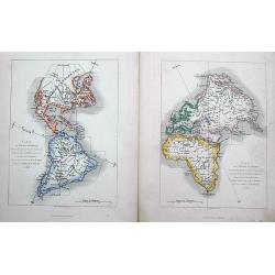 Carte du Nouveau Continent & Carte de l'Ancien Continent.