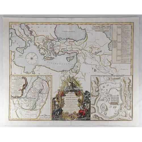 Old map image download for Carte des Voyages de Notre Seigneur Jesus Christ. . .