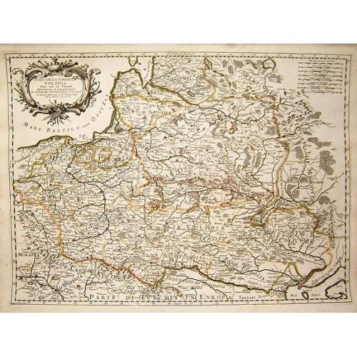 Old map image download for Stati Della Corona di Polonia.