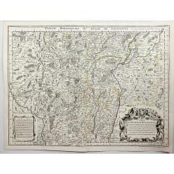 Carte du Duche de Bourgogne et des Comtez en Dependans.