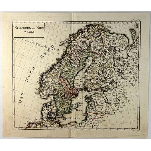 Old map image download for Schweden und Norwegan.