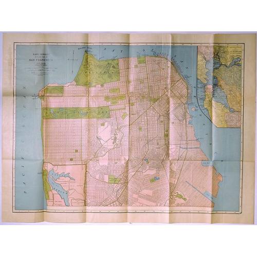 Old map image download for Rand McNally Standard Map of San Francisco.