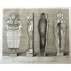 [2 prints] Cadaver balsamo conditum... / Loculi Conspectus anterior auctior...