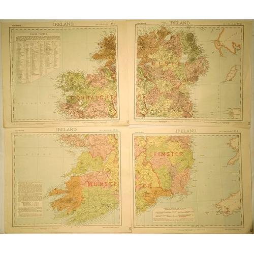 Old map image download for Ireland (4 Sheets).