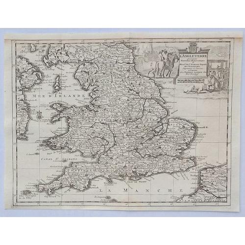 Old map image download for L'Angleterre Suivant les Nouvelles Observations. . .