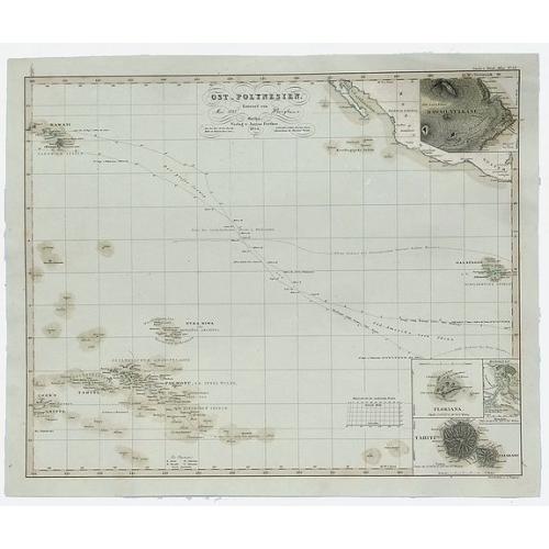 Old map image download for Ost-Polynesien Entwurf von Berghaus, Mai 1848.