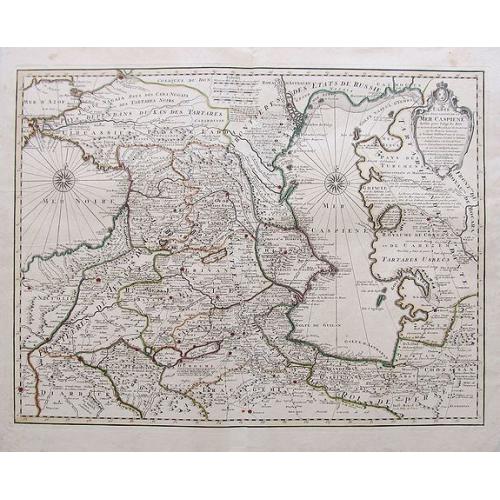 Old map image download for Carte des Pays Voisins de la Mer Caspiene. . . 