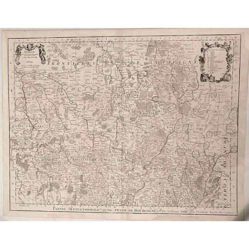 Old map image download for Partie Septentrionale du Duche de Bourgogne ...