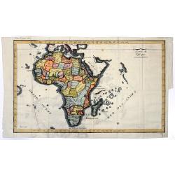 Carte de l'Afrique.