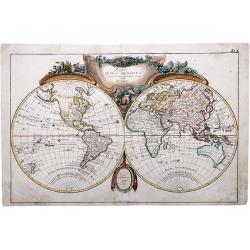 (Russian World Map, Double Hemisphere, after Janvier).