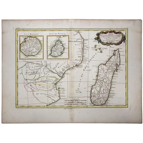 Old map image download for Partie de la Cote Orientale d'Afrique.