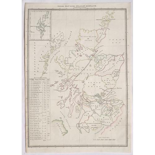 Old map image download for Index Map to the Atlas of Scotland.