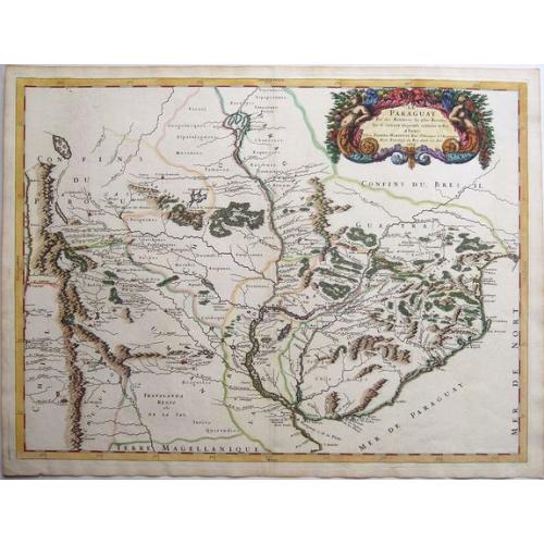 Old map image download for Le Paraguay Tire des Relations les Plus Recentes.