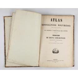 [A Spanish atlas with 42 maps.] ATLAS GEOGRAFICO UNIVERSAL