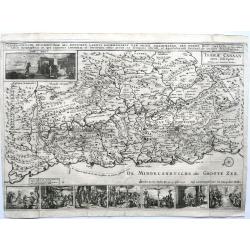 A set of four Dancker Danckerts Bible maps