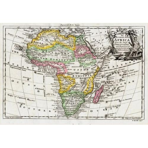 Old map image download for An Accurate Map of Africa..