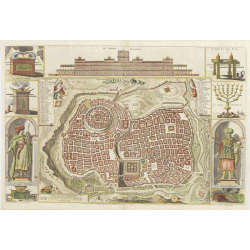 Old map image download for Jerusalem.