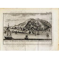 Tanger, Citta Marittima del Regno di Fez sulla Costa di Barbaria, nell'Africa.