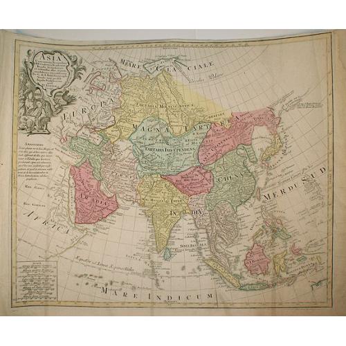 Old map image download for Asia Concinnata Secundum Observationes Academiae Regalis ...