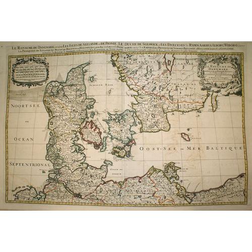 Old map image download for Le Royaume de Danemark subdivisé en ses Principales Provinces..