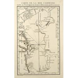 Carte de la Mer Caspienne