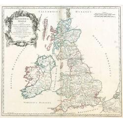 Britannicae, Insulae in quibus Albion sen Britannia Major, ...