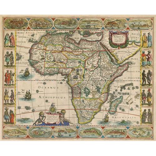 Old map image download for Africae nova Tabula.