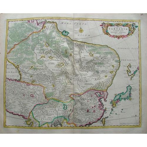 Old map image download for Tabula Tartariae et majoris partis regni Chinae.