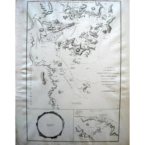 Old map image download for A Chart of the Islands to the Southward of Tschu-San on the Eastern Coaft of China....