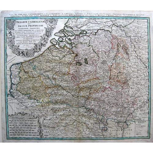 Old map image download for Belgium Catholic, feu Decem Province, Germany Interiors.