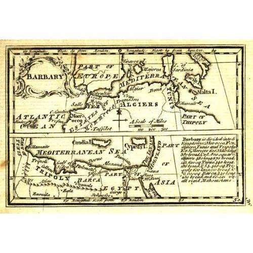 Old map image download for Barbary.