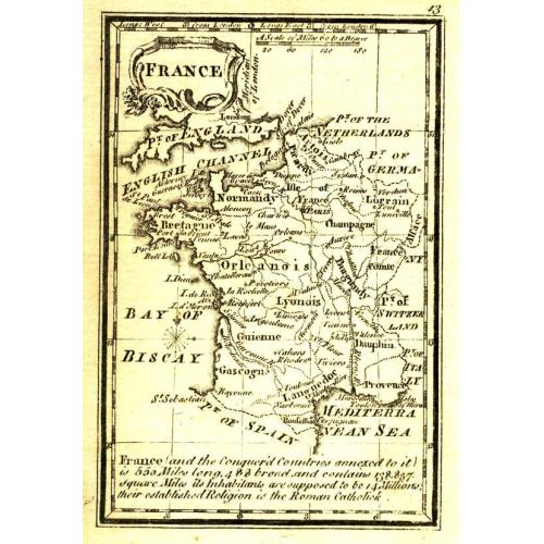 Old map image download for France.