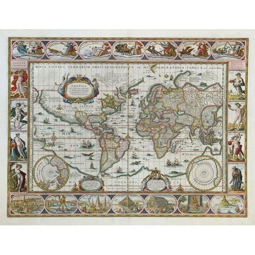 Old map image download for Nova Totius Terrarum Orbis Geographica Ac Hydrographica Tabula.