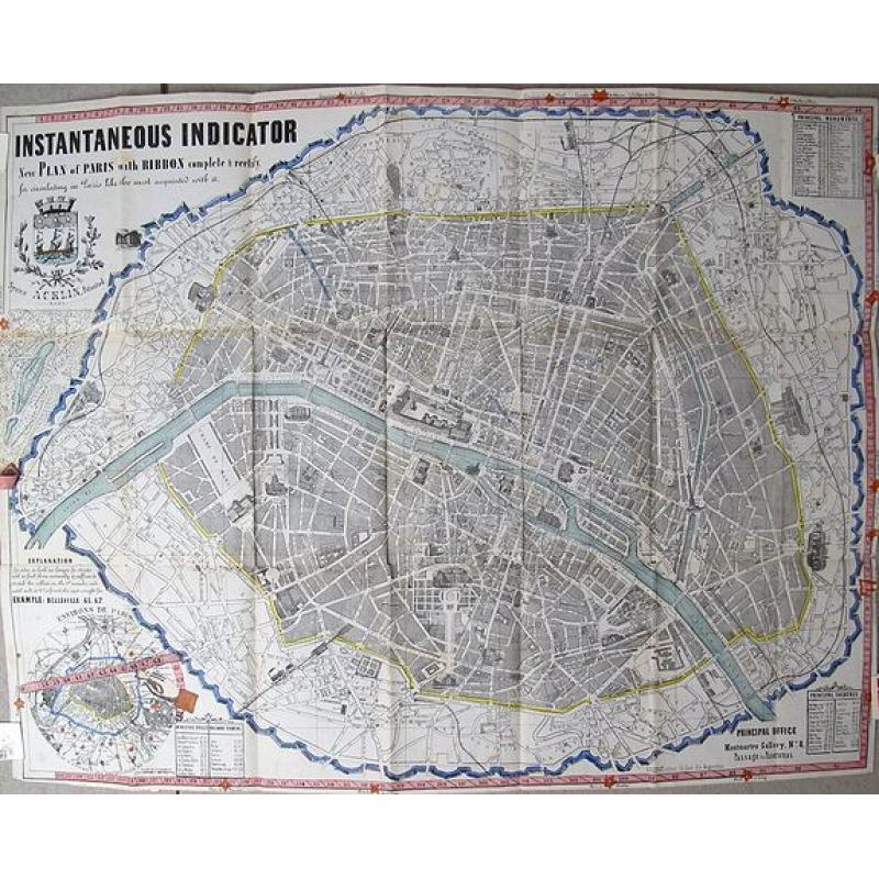 Plan Itinéraire De Paris.