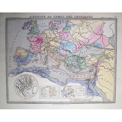 Old map image download for Atlas de Choix ou Recueil des Meilleures Cartes de Geographie Ancienne et Moderne (FRAGMENT)