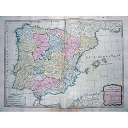 A New Map of the Kingdoms of Spain and Portugal...