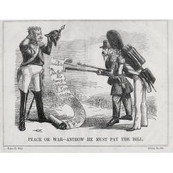 A set of 10 humorous prints from the Russian Empire's war with French and British Empire's. c1854