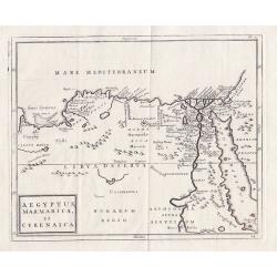 [Two maps] Aegyptus Marmarica Et Cyrenaica\' and \'Africa Interior.