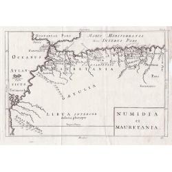 [Two maps] Numidia et Mauretania\' and \'Syrtes Byzacium et Africa Propria.