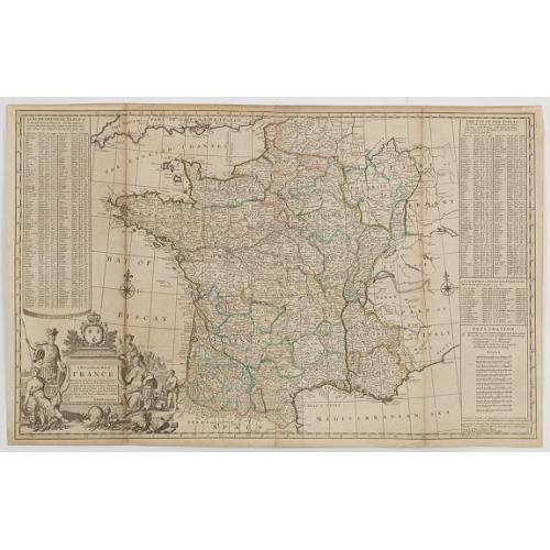 Old map image download for A NEW AND EXACT MAP OF FRANCE...