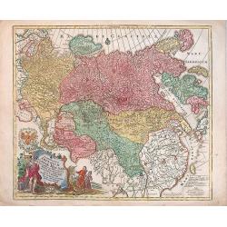 Spatiosissimum Imperium Russiae Magnae juxta recentissimas Observationes Mappa Geographica . . .