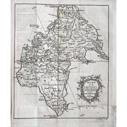 Old Map of the Continent according to the greatest diametrical Length from the Point of East Tartary to the Cape of Good Hope.